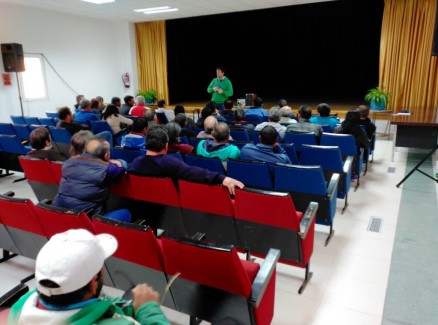 Recolectores asistentes a la jornada.